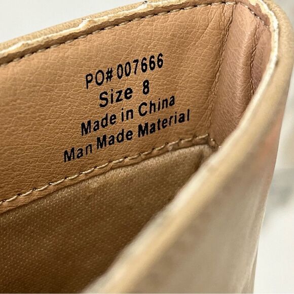 JOURNEE COLLECTION Romer Tru Comfort Platform Block Heel Booties in Tan Size 8 - Picture 14 of 16